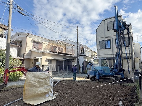 地盤補強工事