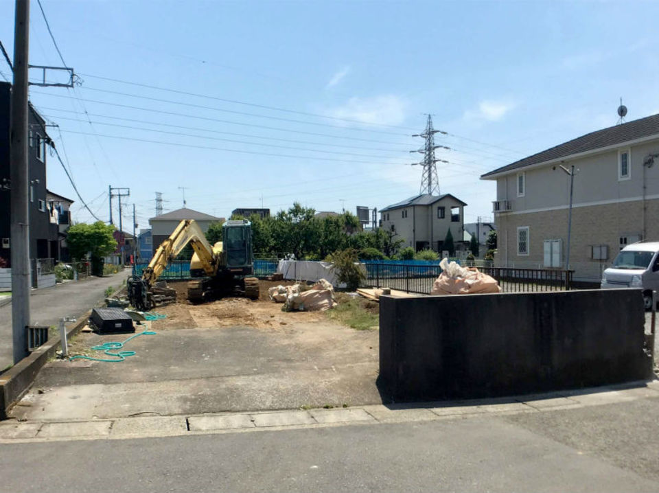 建物の解体が完了しました。